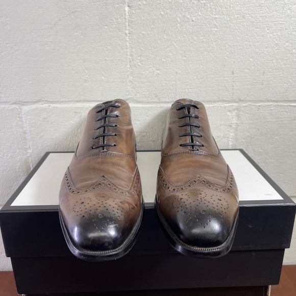 To Boot New York Adam Derrick Brown Leather Wingtip Oxford Dress Shoes Men\'s 10 main image 8